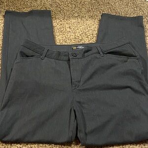 Women’s Size 12 Petite Lee Charcoal Trousers